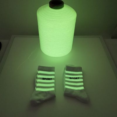 150D FDY Glow In The Dark Netting Yarn Filamento fluorescente