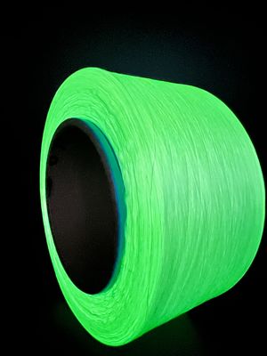 verde Glow Yarn For Crocheting 8 ore Tempo di lucentezza Sicuro per la pelle