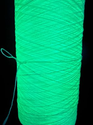 verde Glow Yarn For Crocheting 8 ore Tempo di lucentezza Sicuro per la pelle