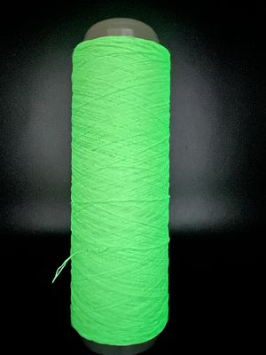 Materiale di poliestere di filato bianco luminoso con 8 ore di tempo di illuminazione