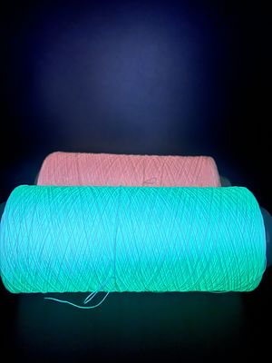 450D Diy Glow Yarn Natural White Fluorescent Knitting eco-friendly