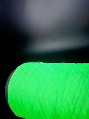 450D Diy Glow Yarn Natural White Fluorescent Knitting eco-friendly