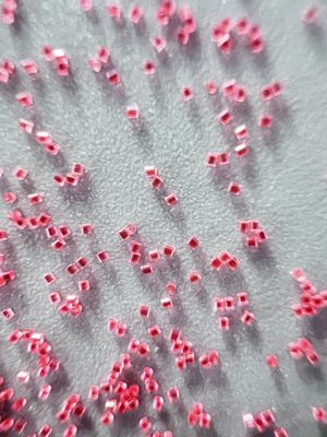 Medio di esplosione in plastica di nylon rosso 0,3*0,3 mm