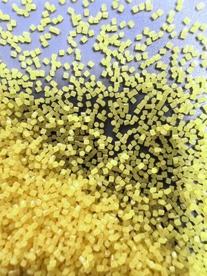 0.4*0.4mm sabbiatura di plastica colore giallo dimensioni medie alta stabilità termica