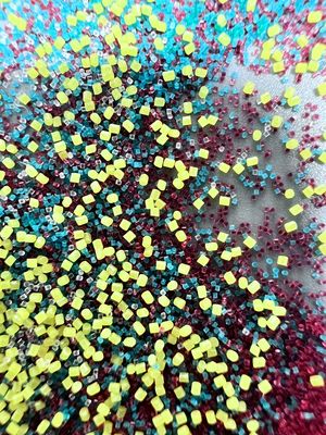 0.5*0.5mm Poliammide di nylon per polveri di perline di plastica cilindrica