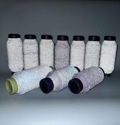210D Filati riflettenti di alta qualità Filati riflettenti di cucitura riflettenti di ricamo riflettenti