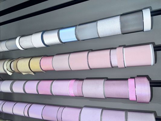 Colore grigio Filato riflettente di alta qualità Filato riflettente di cucitura riflettente Filato ricamo riflettente
