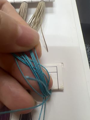 0.3 mm Filati con rivestimento in cera di poliestere Filato a cera di poliestere ad alta tenacità Filati di cucitura a cera di poliestere