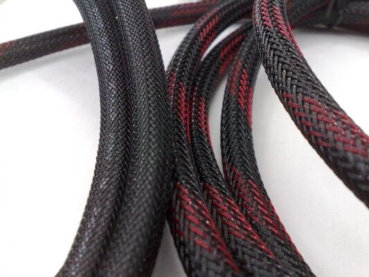 Filato di poliestere da 0,22 mm ignifugo, filato monofilamento di poliestere nero, guaina a maglia espandibile, filato monofilamento PET